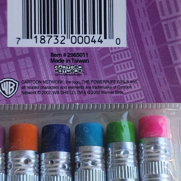 Cartoon Network Powerpuff Girls #2 School Pencils 2 Pk Of 6 - Picture 4 of 4